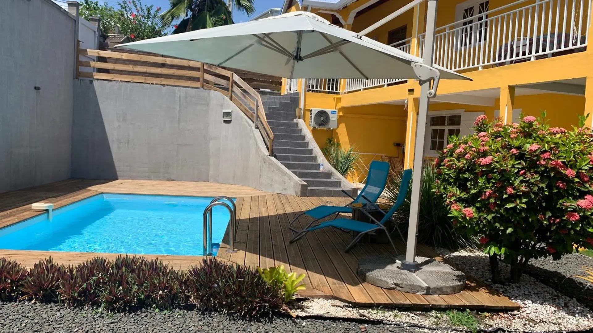 Bas De Villa De 3 Chambres Et Spa Vieux-Habitants Holiday home