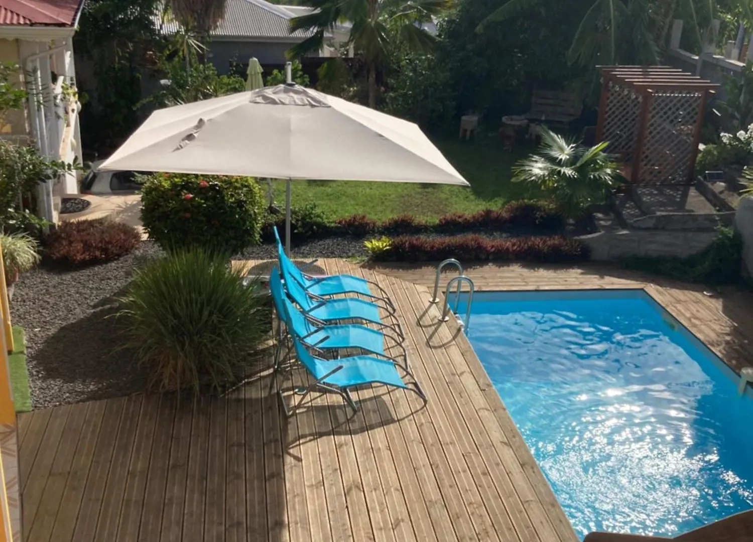 Bas De Villa De 3 Chambres Et Spa Vieux-Habitants 0*,